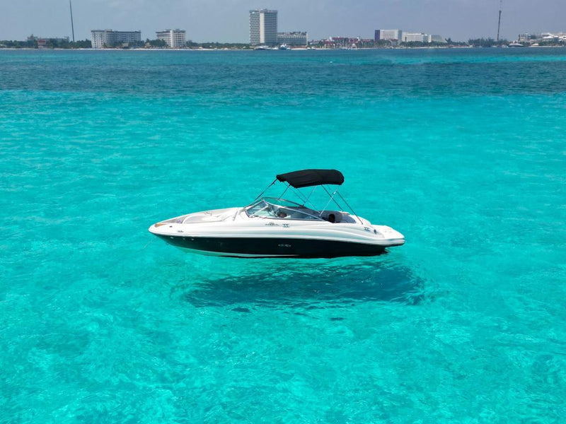 27 FT - SEARAY SUNDANCER- LBT - UP TO 8 PAX - STARTING FROM $10,000 MXN -ISLA MUJERES