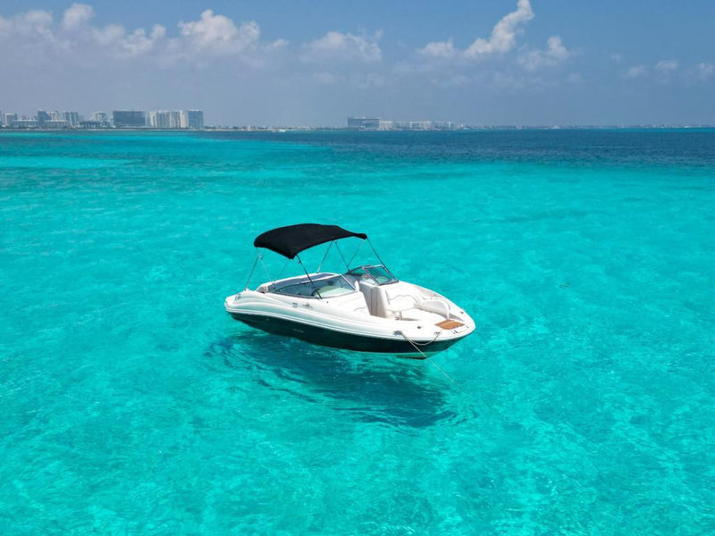 27 FT - SEARAY SUNDANCER- LBT - UP TO 8 PAX - STARTING FROM $10,000 MXN -ISLA MUJERES