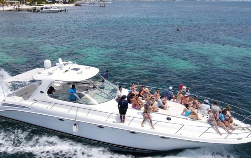 60 FT - SEA RAY SUNDANCER - TRTN - UP TO 20 PAX - STARTING FROM $31,000 MXN