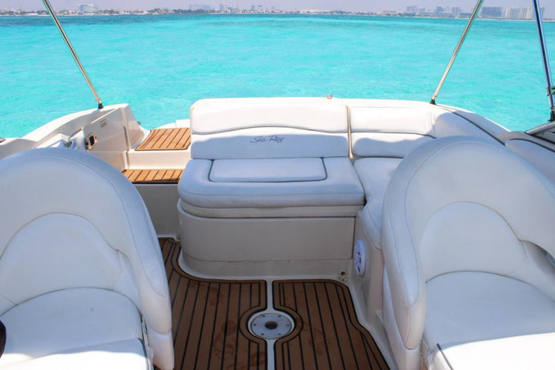 27 FT - SEARAY SUNDANCER- LBT - UP TO 8 PAX - STARTING FROM $10,000 MXN -ISLA MUJERES